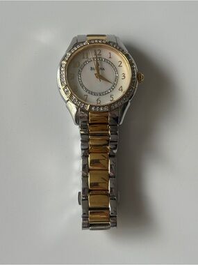 Bulova Two tone watch